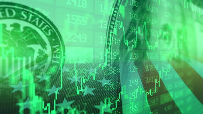 American bullish stock market trading graph in green color. United States 100 dollars bill and USA flag on background. Economic growth. US economy chart. Stocks uptrend - Powered by Shutterstock - Get 15% off with code: PIKWIZARD15