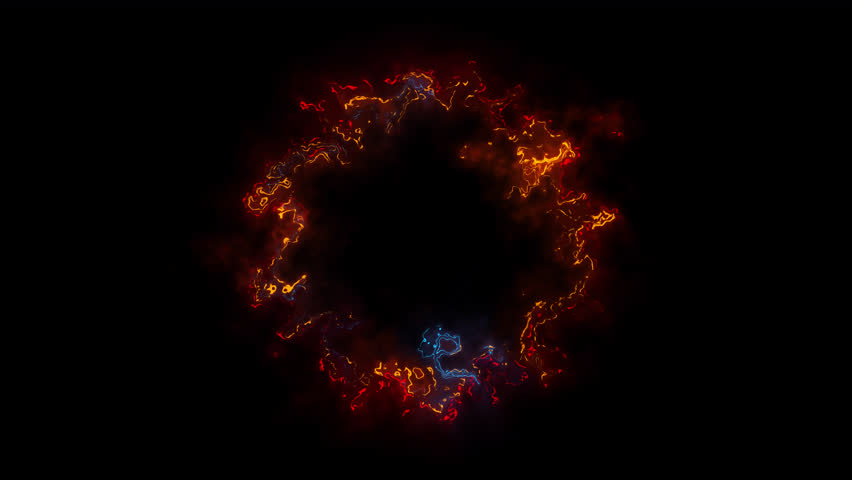 Explosion shockwave effect and divergent wave on a transparent background. Abstract smoke explosion animation. Fire energy animation on a Alpha channel. Overlay Template. Explosion shockwave.