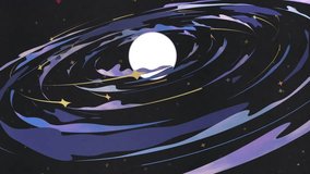 A Digital Animation of a Cosmic Scene. - Powered by Shutterstock - Get 15% off with code: PIKWIZARD15