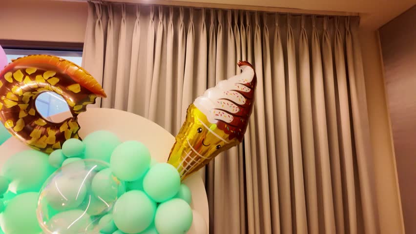 Bangalore, India 9th April 2025: Children Enjoying Interactive Play and Birthday Celebrations at a rich penthouse. Indian kids and friends celebrating themed birthday party.