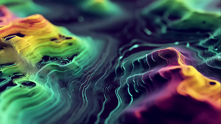 Holographic shimmering silk waves create a soft glowing background with a futuristic touch and a sense of luxury. It’s ideal for styling fashionable and luxurious projects.