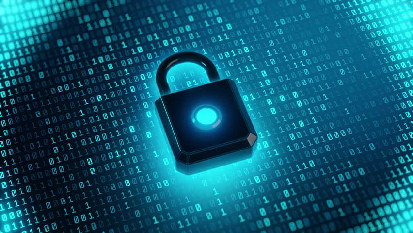 A futuristic glowing padlock sits atop a matrix of binary code, symbolizing cybersecurity, data protection, and encrypted digital systems. - Powered by Shutterstock - Get 15% off with code: PIKWIZARD15