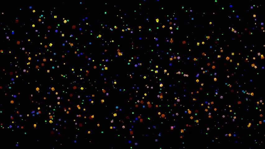 Rubiks cube animation with colorful 3D cubes on a black background; perfect for puzzles, games, backgrounds, technology concepts.