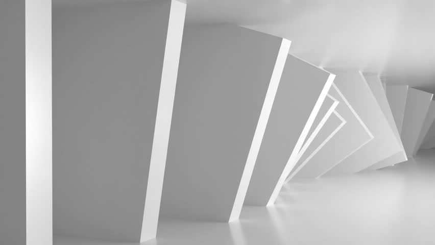 Business Tile White Geometry Simple Modern 3d render loop