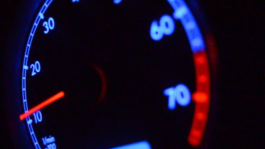 Tachometer close up Royalty-Free Stock Footage #3787238