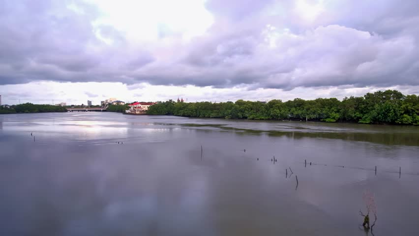 The Iloilo River, considered Asia's cleanest urban river, flanks scenic Sunset Boulevard in Iloilo City, a favorite place among nature lovers.
