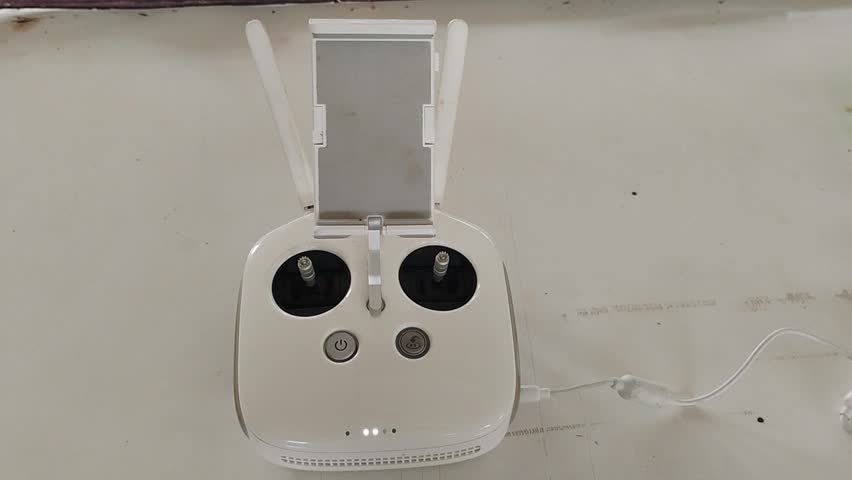 Charging the Drone Remote Control for a while