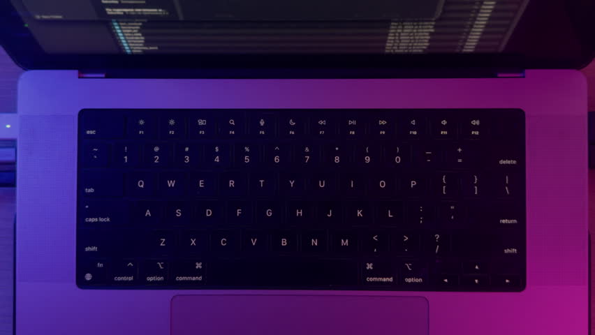 Video editing on laptop. Producer