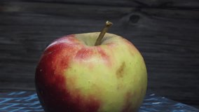 red cheeked apples on plate move arround - Powered by Shutterstock - Get 15% off with code: PIKWIZARD15