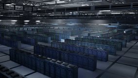Server hub gear managing data needed for cryptocurrency mining and transaction processing, aerial shot. Data center mainframes offering computing resources necessary for blockchain. 3D Illustration - Powered by Shutterstock - Get 15% off with code: PIKWIZARD15