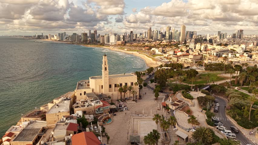 Stunning drone footage of Tel Aviv