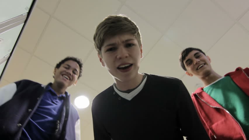 bullying - three teenage boys bully Stock Footage Video (100% Royalty-free)  3787769 | Shutterstock