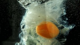 Cooking poached eggs. Filmed on a high-speed camera at 1000 fps. High quality FullHD footage - Powered by Shutterstock - Get 15% off with code: PIKWIZARD15