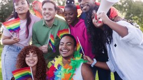 Pride, Lgbt community celebrate parade. Happy people support gay community together
 - Powered by Shutterstock - Get 15% off with code: PIKWIZARD15