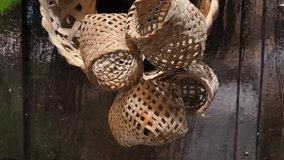 Woven bamboo basketry handmade bamboo basket - Powered by Shutterstock - Get 15% off with code: PIKWIZARD15