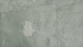 Men's hands measure a concrete wall with a tape measure and mark it. Wall markings for drilling and painting. Repair work. Preparation of walls for installation. - Powered by Shutterstock - Get 15% off with code: PIKWIZARD15