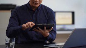 Businessman is using a smartphone and tablet to access the cloud computing system, Storage and data transfer Cloud network, Cloud technology. - Powered by Shutterstock - Get 15% off with code: PIKWIZARD15