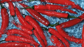 Minimalist Food Art with Red Chilies and Water - Powered by Shutterstock - Get 15% off with code: PIKWIZARD15