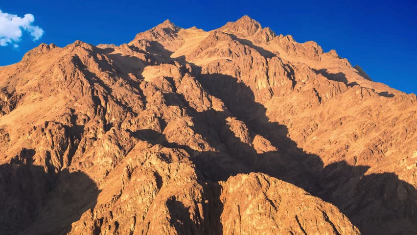 View from Mount Sinai. Egypt.View from Mount Sinai. Egypt.View from Mount Sinai at sunrise. Beautiful mountain landscape in Egypt.