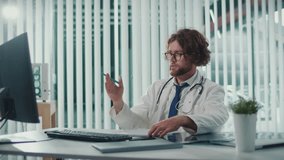 A Doctor Conducts Virtual Consultations on Mental Health, Assisting Patients in Managing Anxiety and Depression Remotely. Concept of Telemedicine and Mental Health, Offering Remote Support - Powered by Shutterstock - Get 15% off with code: PIKWIZARD15