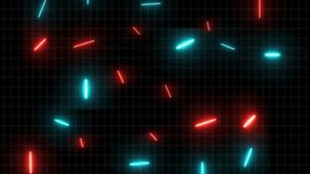 Abstract Neon Laser Light Trails – Red, Blue, and Yellow Beams on Futuristic Dark Grid - Powered by Shutterstock - Get 15% off with code: PIKWIZARD15
