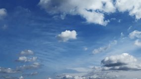 Cumulus and stratus clouds covering the sky. Grey cloudscape moving in the atmosphere. Vertical video. Timelapse. - Powered by Shutterstock - Get 15% off with code: PIKWIZARD15