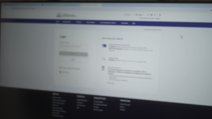 Scanning PAN card for e KYC on mobile phone with Income Tax Department website background