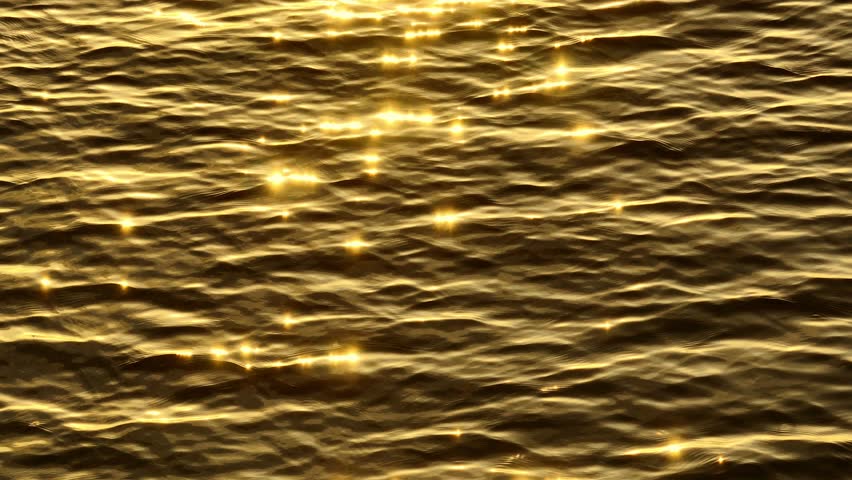 A stunning aerial shot of golden sunlight reflecting off the surface of calm water, with soft ripples creating a mesmerizing, tranquil effect perfect for serene and natural coastal scenes.
 - Powered by Shutterstock - Get 15% off with code: PIKWIZARD15