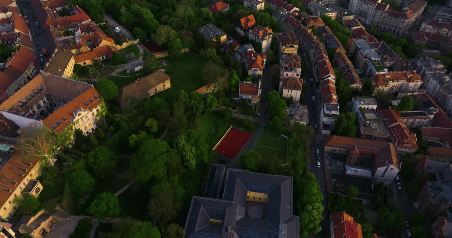 Aerial View Of Budapest