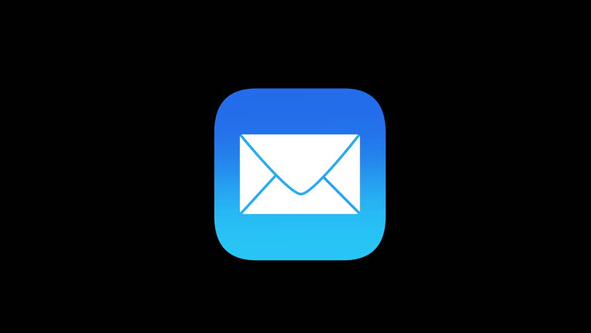 eMail inbox icon with alert counter increasing on black screen ANIMATION - Powered by Shutterstock - Get 15% off with code: PIKWIZARD15