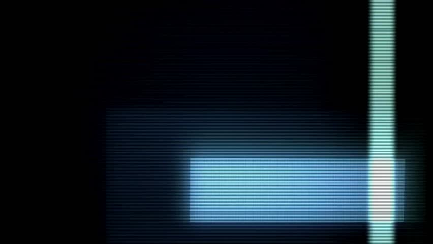 Old tape effect with white horizontal lines. Analog playback template. Video cassette distortion. System error. Unique Design. Bad signal. Digital