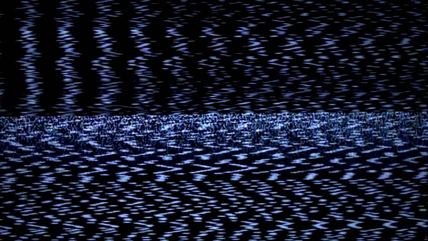 Original Video from a vintage CRT cathode-ray tube Television video editing, intro and logo reveal with sound TV Static Noise Glitch Effect