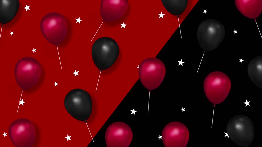 Animated Black Friday sale with flashing text, bold graphics, and energetic black and yellow color scheme for holiday promos.
