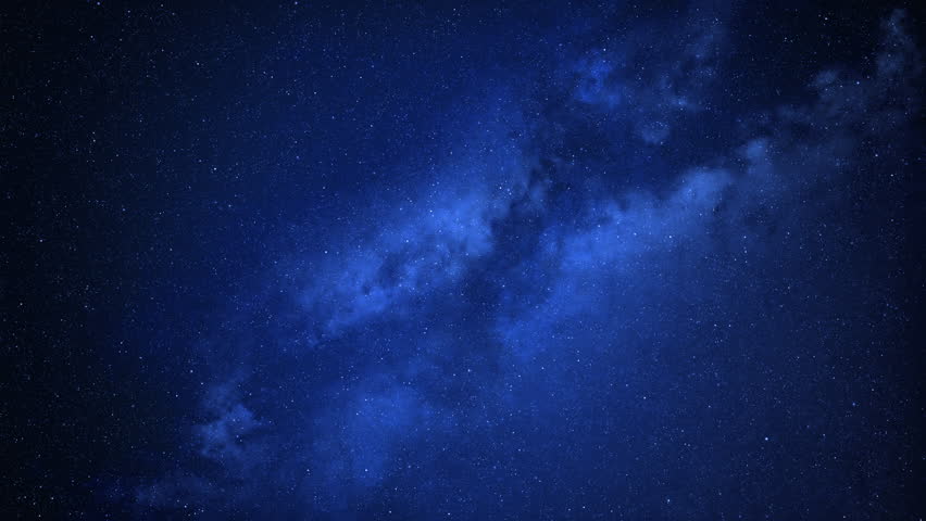 Milky way stars and constellations with a galaxy background.	
