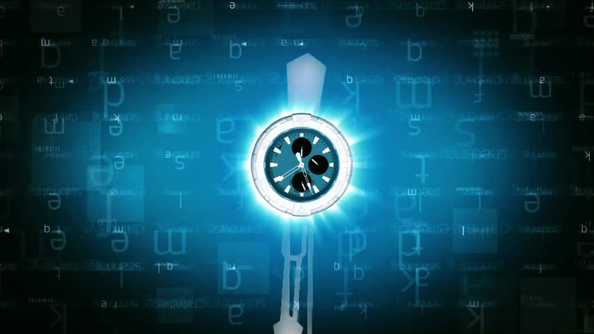 Futuristic Clock Interface Animation Background - Powered by Shutterstock - Get 15% off with code: PIKWIZARD15