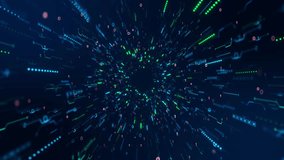 Virtual Space Cyberspace network technology background dots lines. Network structure AI artificial intelligence. fiber optic speed line 5g Cyberpunk, Big data. Cybersecurity. blockchain innovation 3D - Powered by Shutterstock - Get 15% off with code: PIKWIZARD15