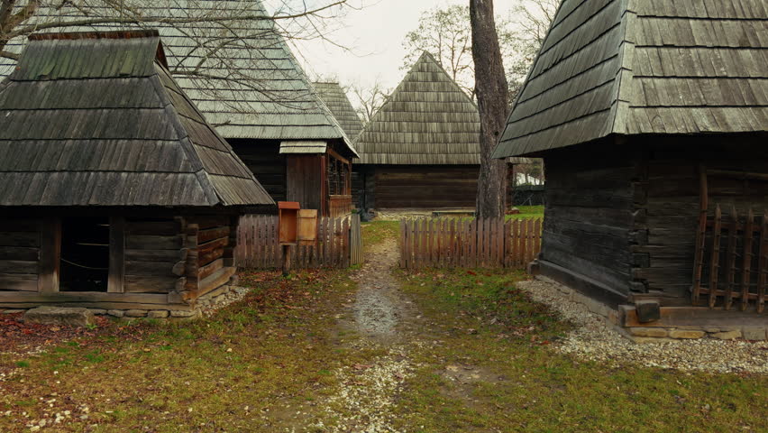 Inside The Historical Village Of Romania