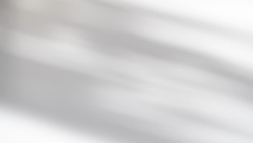 Grey and white smooth bokeh abstract background, blurred leaves shadows motion. HD footage