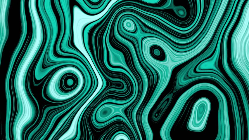 Liquid Fractal Motion Graphic Background 4K | Abstract Fluid Wave Animation