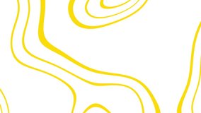 Yellow abstract lines on a white background for modern design projects, web graphics, brochures, and graphic design backgrounds. - Powered by Shutterstock - Get 15% off with code: PIKWIZARD15