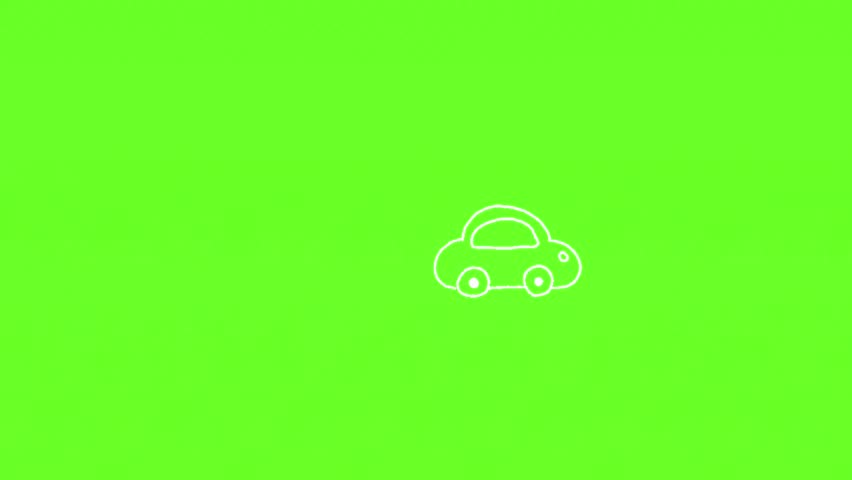 High quality car icon collection. Perfect for transportation app projects, automotive business presentations, infographics, and digital promotional materials. Animation, green screen background.
