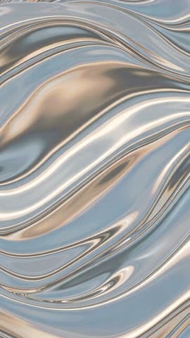 Liquid abstract Silver and mercury. Fluid silver background with ripples and waves . Silver luxury liquid in motion. Liquid luxury background