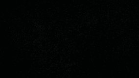 Tiny dust randomly flying in the smoky air, empty space template for objects. Many glitter particles powder falling floating on empty black contrast background in rays of light. Slow motion. - Powered by Shutterstock - Get 15% off with code: PIKWIZARD15