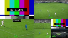 Soccer Championship TV Broadcast Interface for Online Live Stream on Sports Channels. Screen Replacement Template for Director's Technical Panel on a Sports Television Network - Powered by Shutterstock - Get 15% off with code: PIKWIZARD15