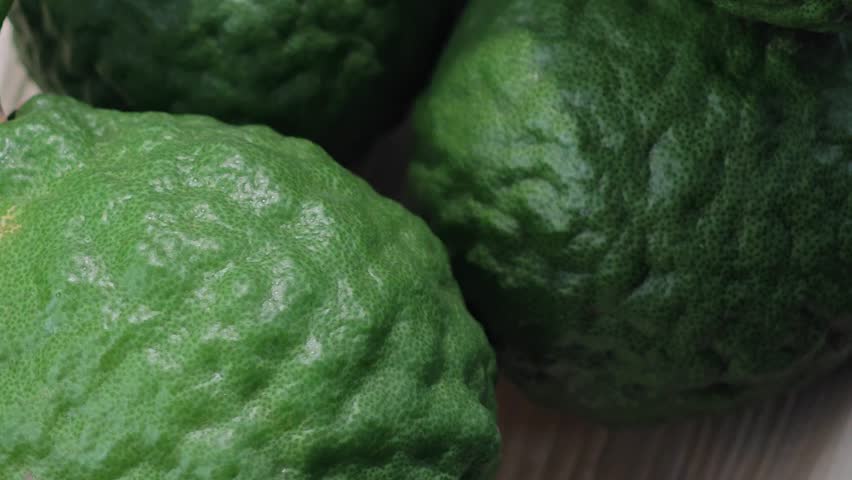 Fresh Bergamot on a background