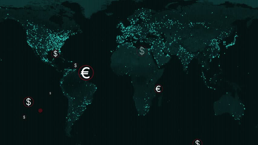 Rising graph and global currencies symbolize tariff increase concept