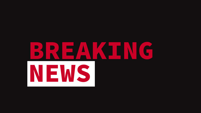 Breaking News Broadcast Intro with Alpha Channel or Transparency, Intro Overlay to News, Content Creators and Broadcasts, 4K Pro Res, Global News or Urgent News Concept, Title Animation. Geo-Politics.