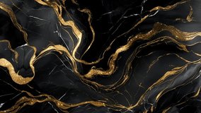 elegant black marble with luxurious gold streaks. The deep black color dominates the background, decorated with free flowing golden veins, creating a dramatic and stunning contrast. - Powered by Shutterstock - Get 15% off with code: PIKWIZARD15