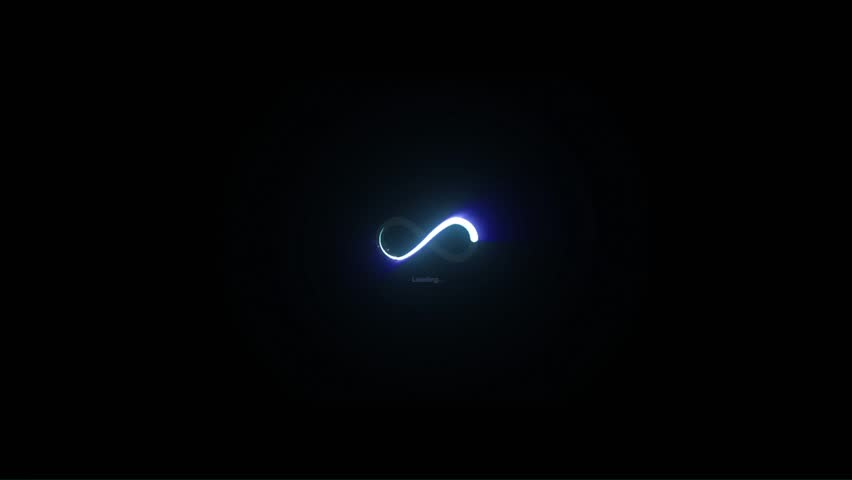 This image features a glowing infinity loop loading animation on a dark background, symbolizing continuity, processing, or waiting in a digital interface. - Powered by Shutterstock - Get 15% off with code: PIKWIZARD15
