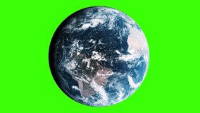 Rotating Planet Earth on Green Screen Background for Compositing - Powered by Shutterstock - Get 15% off with code: PIKWIZARD15